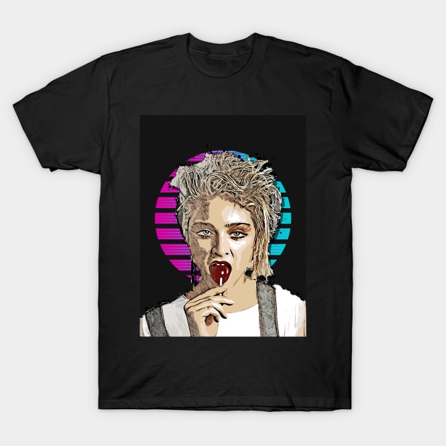 Madonna retro art T-Shirt by PrintstaBee